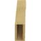 Ekena Millwork 5-inch W x 16-inch D x 22-inch H Del Monte Rough Cedar Woodgrain TimberThane Knee Brace, Primed BRCUR05X16X22DELRCPR - alternate 2